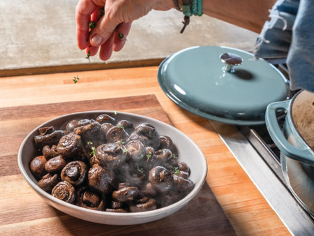 Burgundy Mushrooms from The Pioneer Woman Cooks: The Essential Recipes