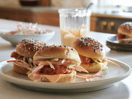 Buffalo Chicken Sliders from Magnolia Table (Vol. 3)