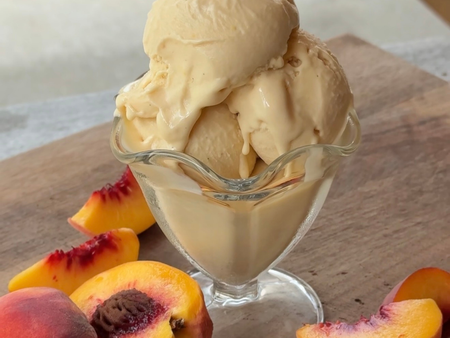 Peach Ice Cream Recipe from The Southerner's Cookbook