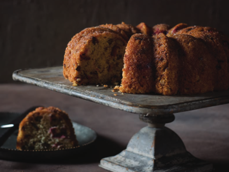 October Cookbook Club: Cranberry Cake from Cuisine To Kill For