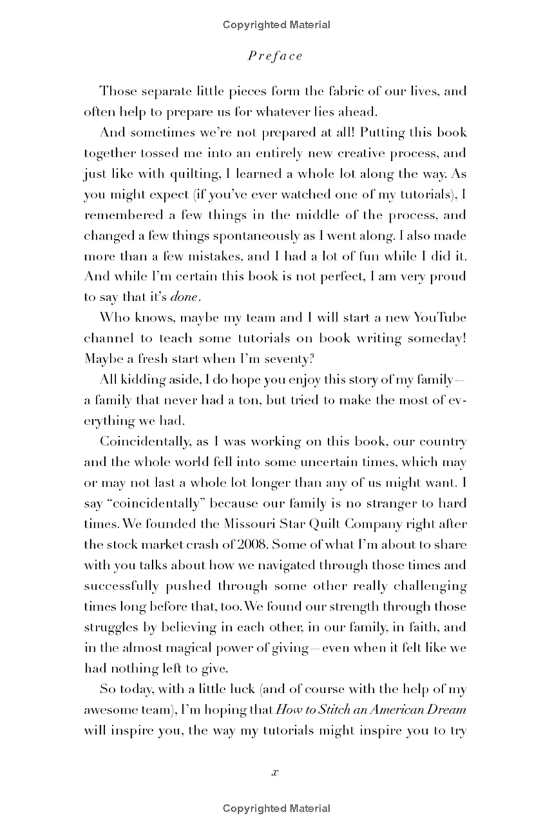 How to Stitch an American Dream: A Story of Family, Faith & the Power of Giving