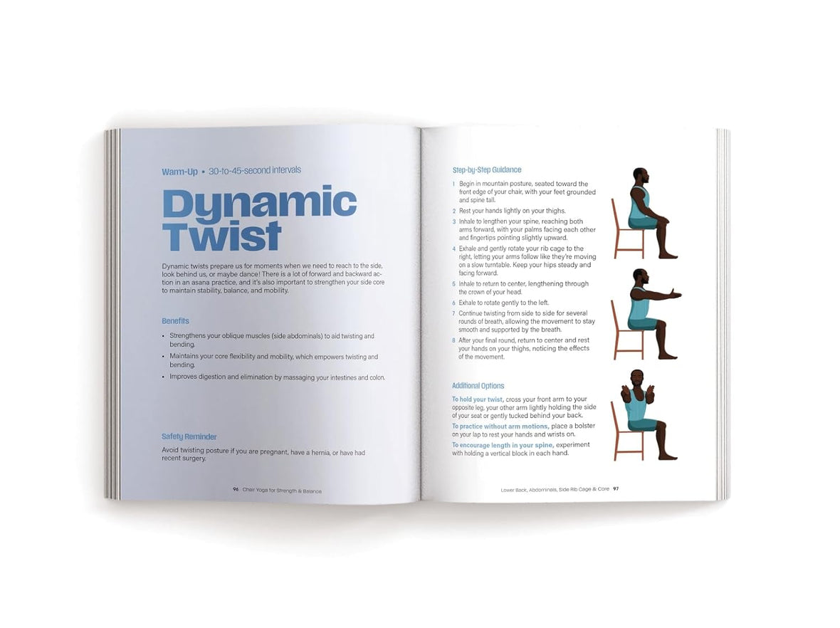 Chair Yoga for Strength & Balance: Accessible Exercises to Improve Mobility and Relieve Pain