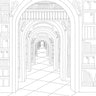 Cozy Bookshops: Colouring Book