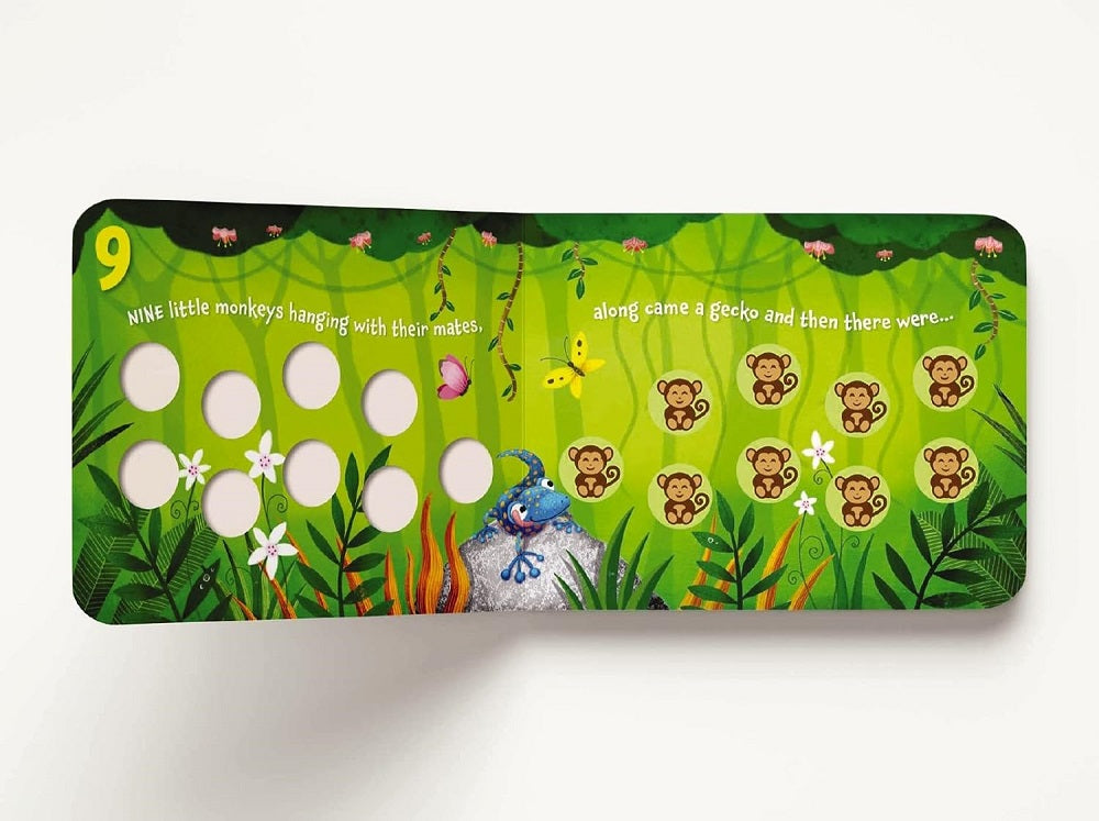 Ten Little Monkeys: A Magical Counting Storybook