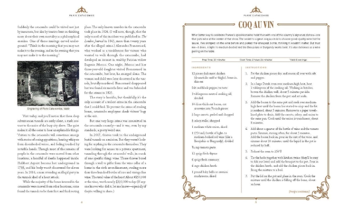 Cuisine to Kill For (NEW 2026 COOKBOOK): Over 50 Recipes and True Crime Stories from the World's Most Haunted Places