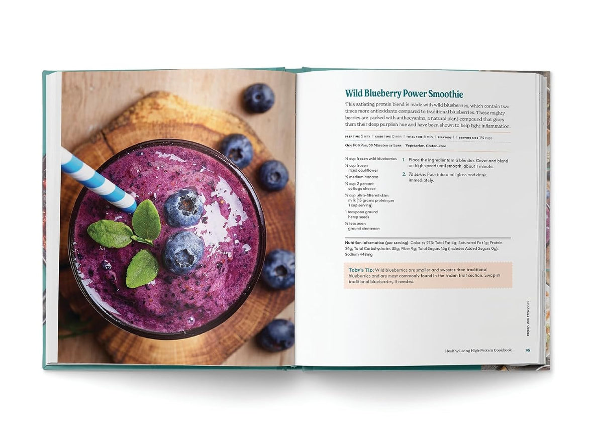 Healthy Living High-Protein Cookbook: 85 Recipes and Meal Plans to Build Muscle, Balance Metabolism, and Thrive at Any Age