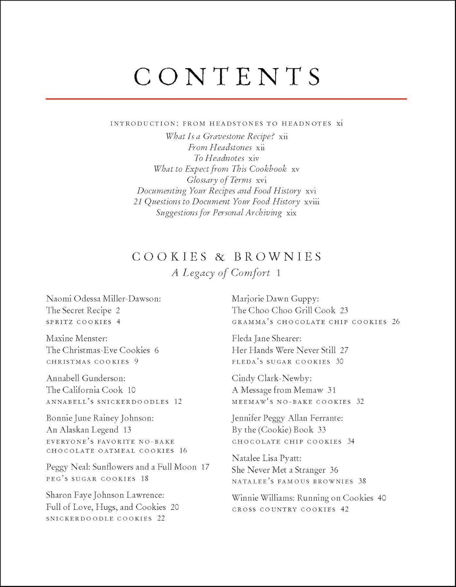 To Die For: A Cookbook of Gravestone Recipes
