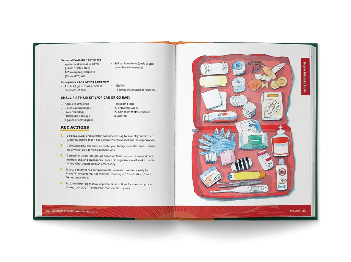 Essential Off-Grid Survival Projects: 50 Life-saving Solutions for Shelter, Water, Food, and Safety