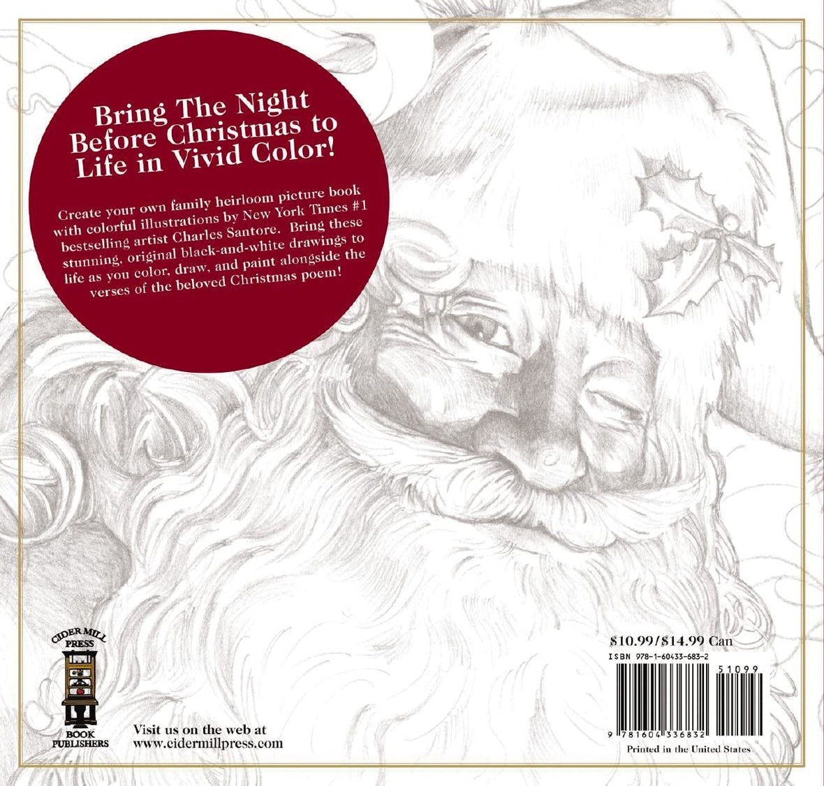 The Night Before Christmas Coloring Book: The Classic Edition