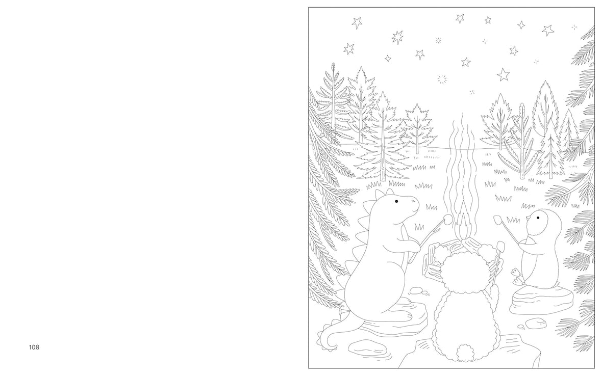 Cozy Critters Coloring Book: What We Were Up to While You Were Out