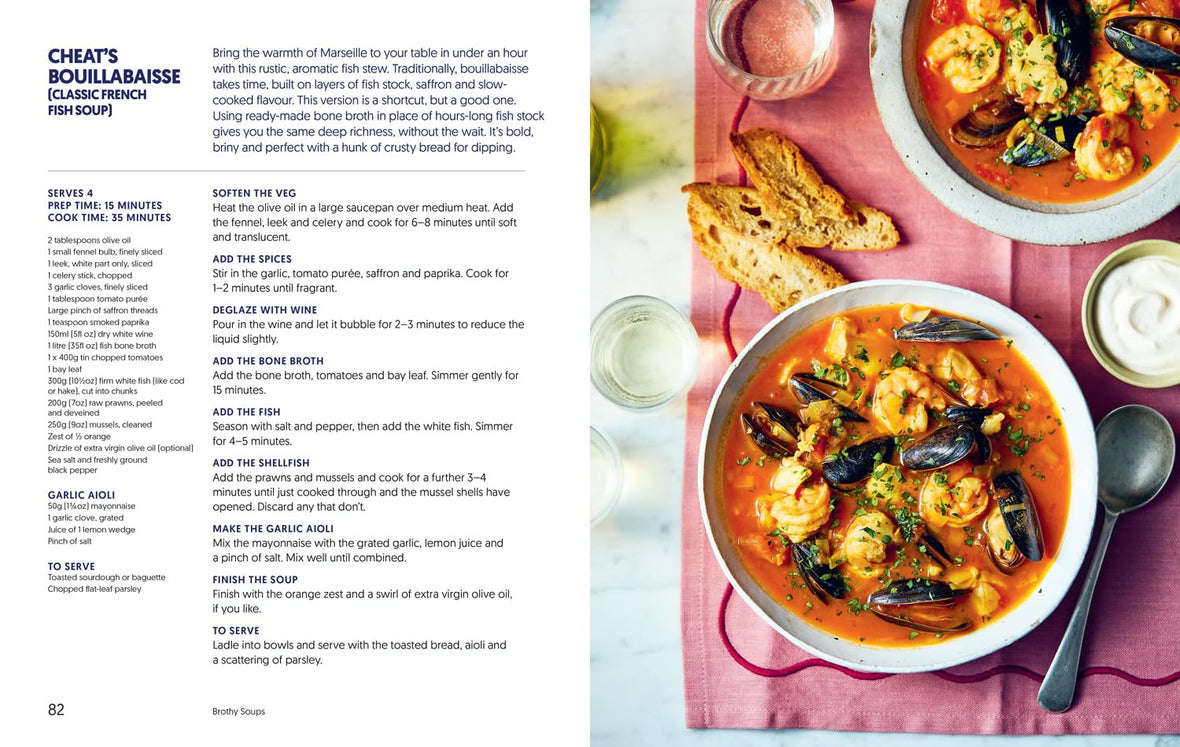The Bone Broth Book: Nourish yourself naturally with delicious, feel-good recipes