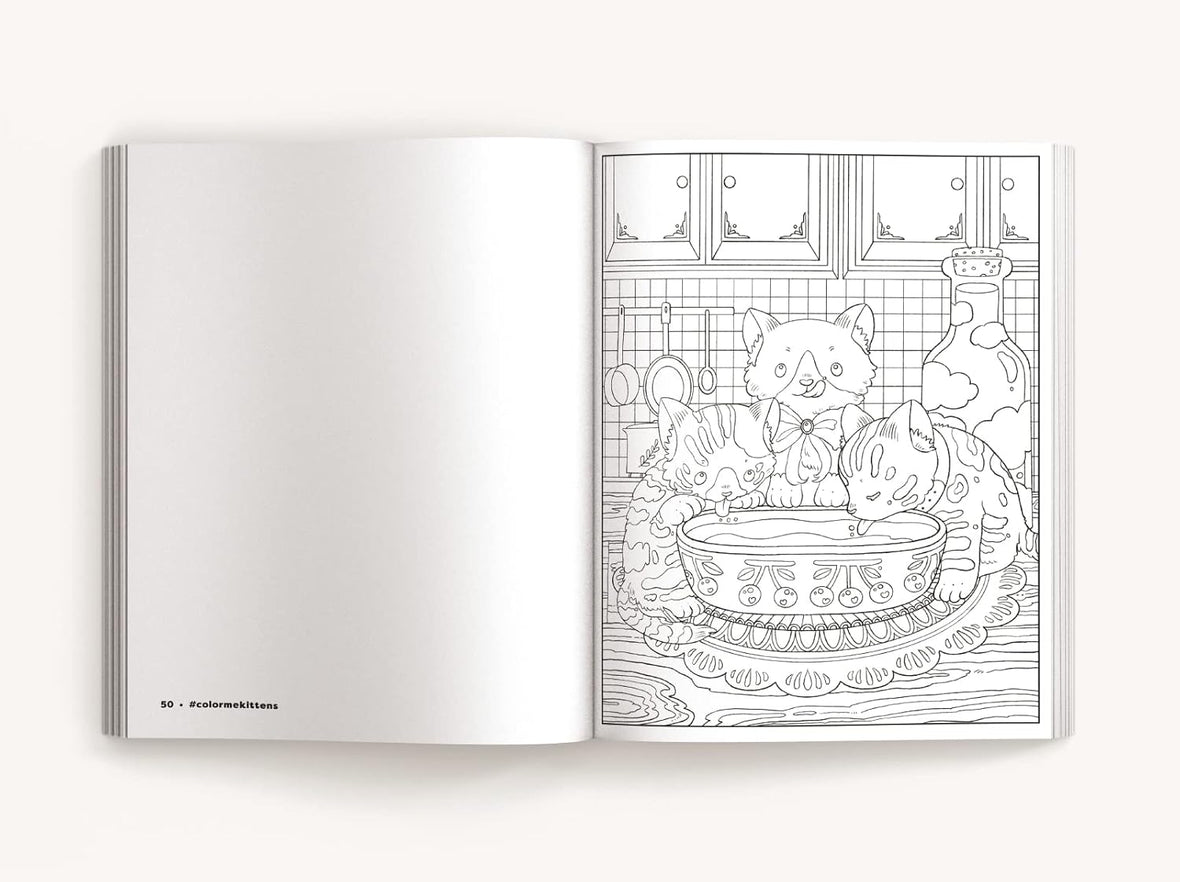 Color Me Kittens: A Purr-fect Adult Coloring Book