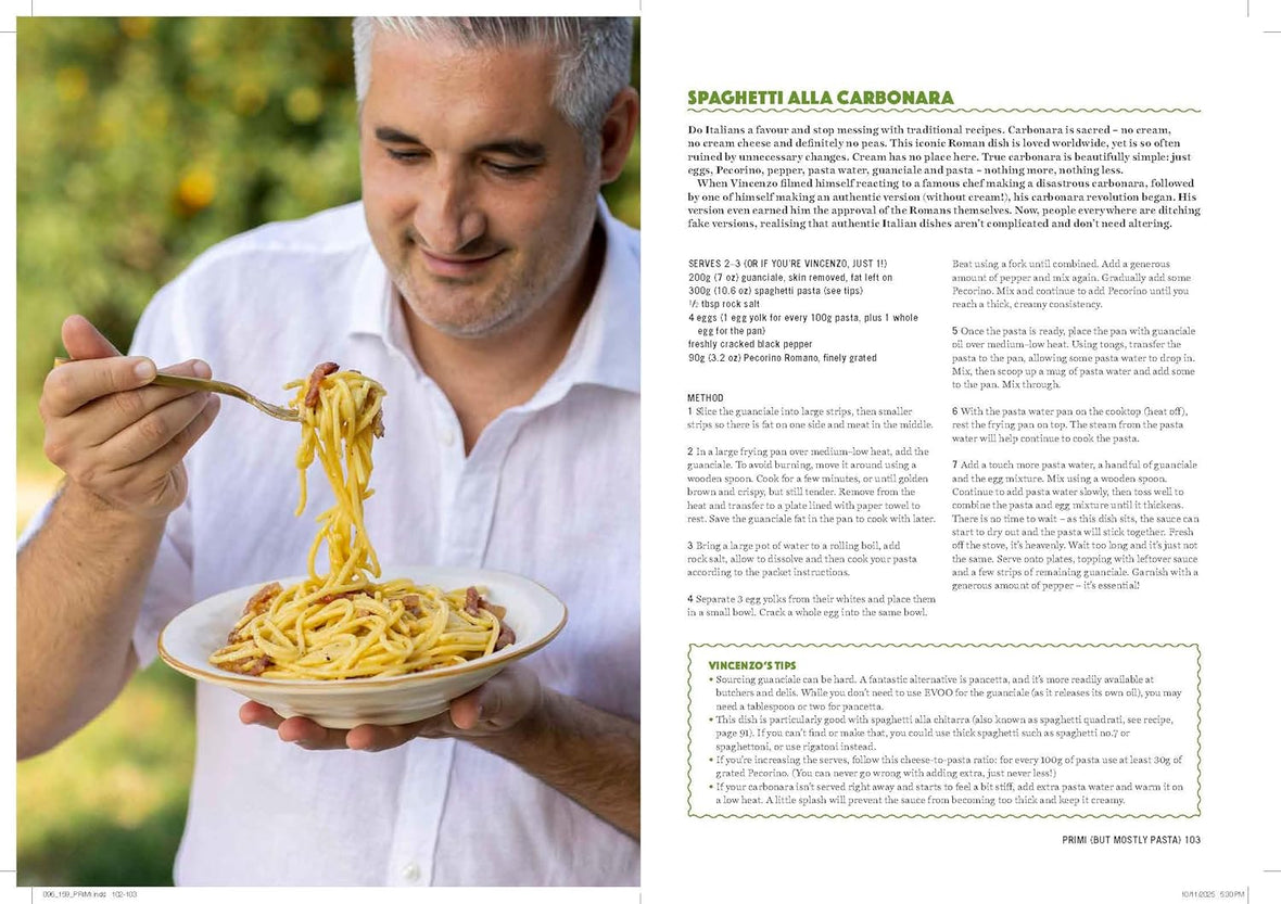 Authentic Italian: Classic 'Nonna-Approved' Recipes from the Vincenzo's Plate Fa
