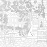 Cozy Bookshops: Colouring Book