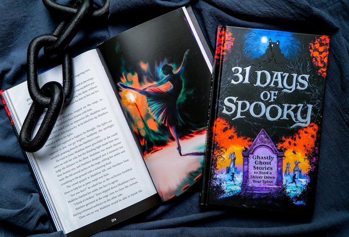 31 Days of Spooky: Ghastly Ghost Stories to Send a Shiver Down Your Spine (For Adults and Teens) - The Perfect Scary Supernatural Gifts for Halloween, Creepy Campouts, and other Eerie Events