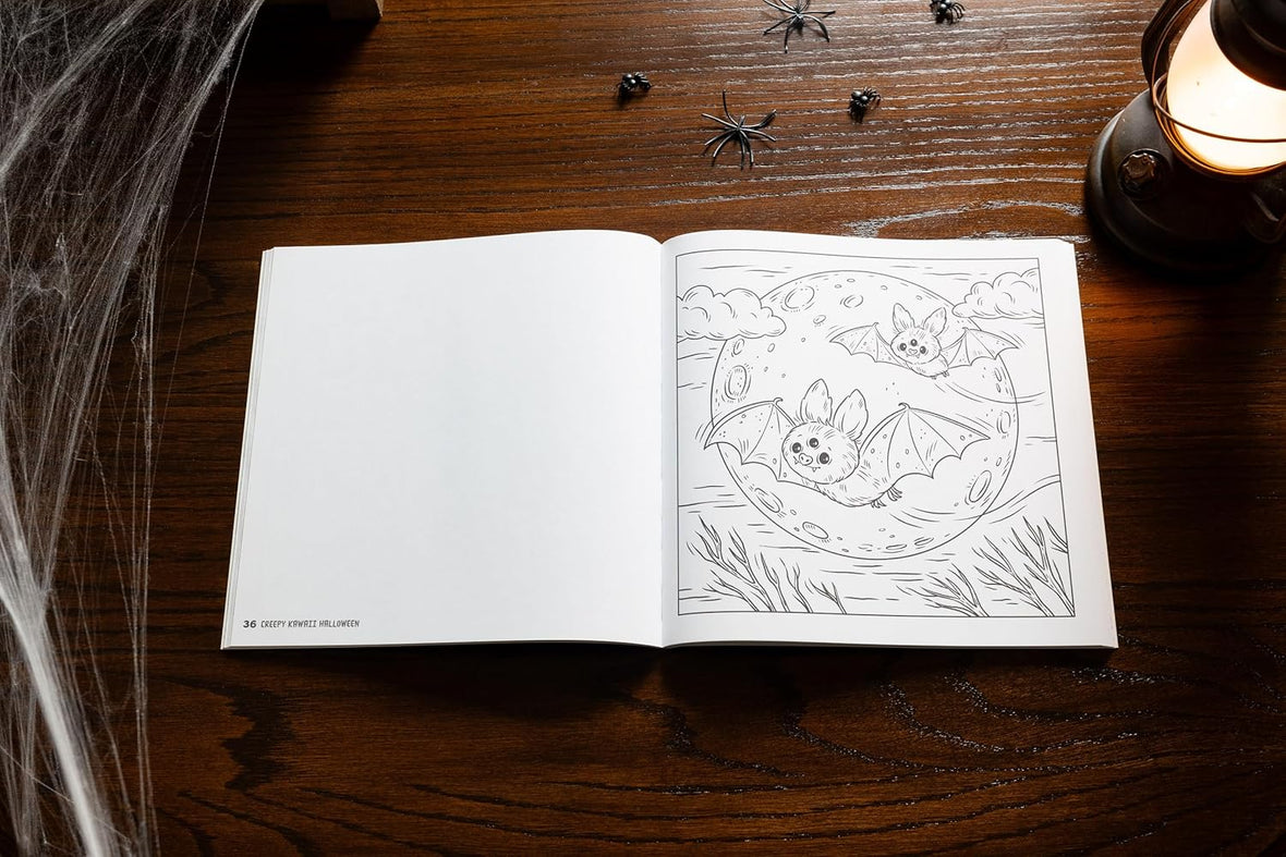 Creepy Kawaii Halloween: 50 Monstrously Cute Coloring Pages