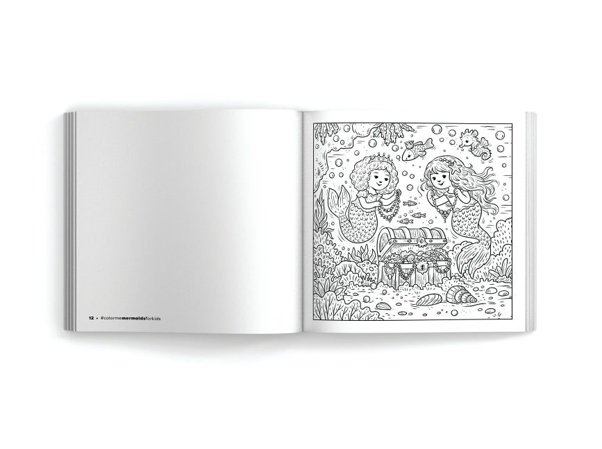 Color Me Mermaids (for Kids!): 30 Magical Coloring Pages