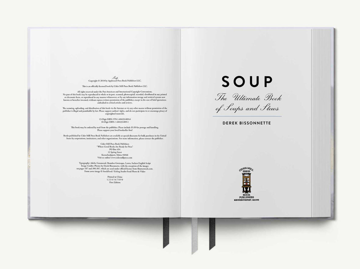 Soup: The Ultimate Book of Soups and Stews (Soup Recipes, Comfort Food Cookbook, Homemade Meals, Gifts for Foodies)