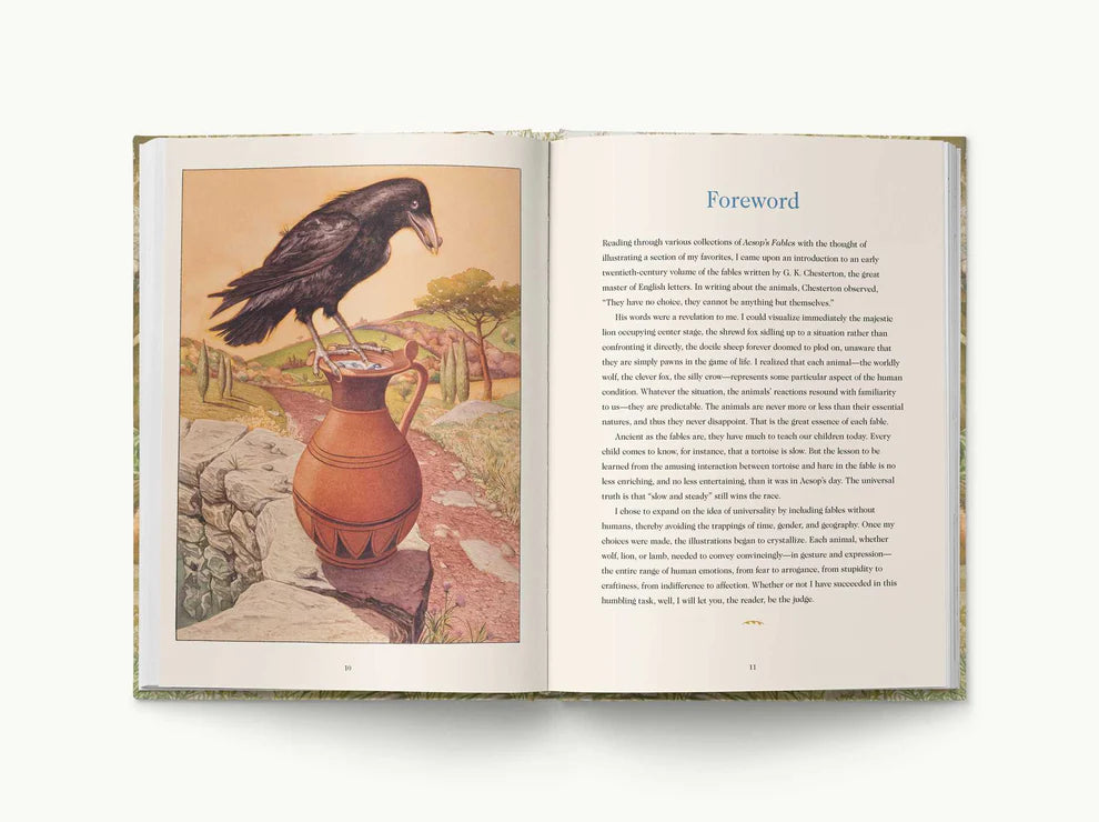 Aesop's Fables Hardcover: The Classic Edition by acclaimed illustrator – The  Foyer Store