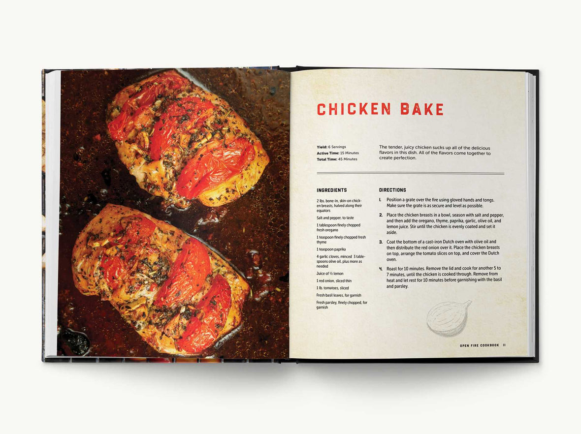 Cookbook Opening The Open Fire Cookbook: Over 100 Rustic Recipes for Outdoor Cooking ...