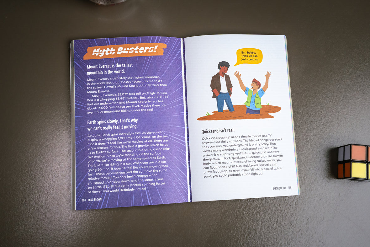 Mind Blown! The Ultimate Science Book for Curious Kids: 250+ Amazing Facts About Space, Animals, Human Biology, and More!