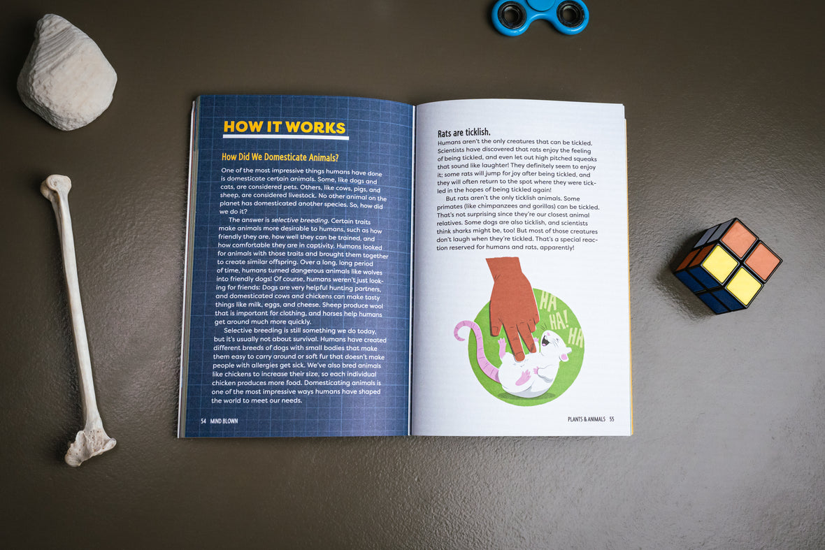 Mind Blown! The Ultimate Science Book for Curious Kids: 250+ Amazing Facts About Space, Animals, Human Biology, and More!