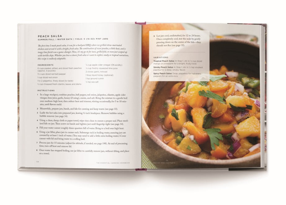 The Essential Canning Cookbook: Water Bath & Pressure Canning Recipes for Every Season
