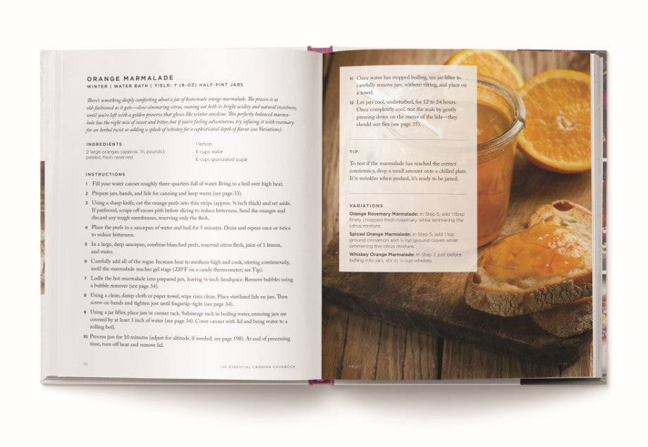 The Essential Canning Cookbook: Water Bath & Pressure Canning Recipes for Every Season