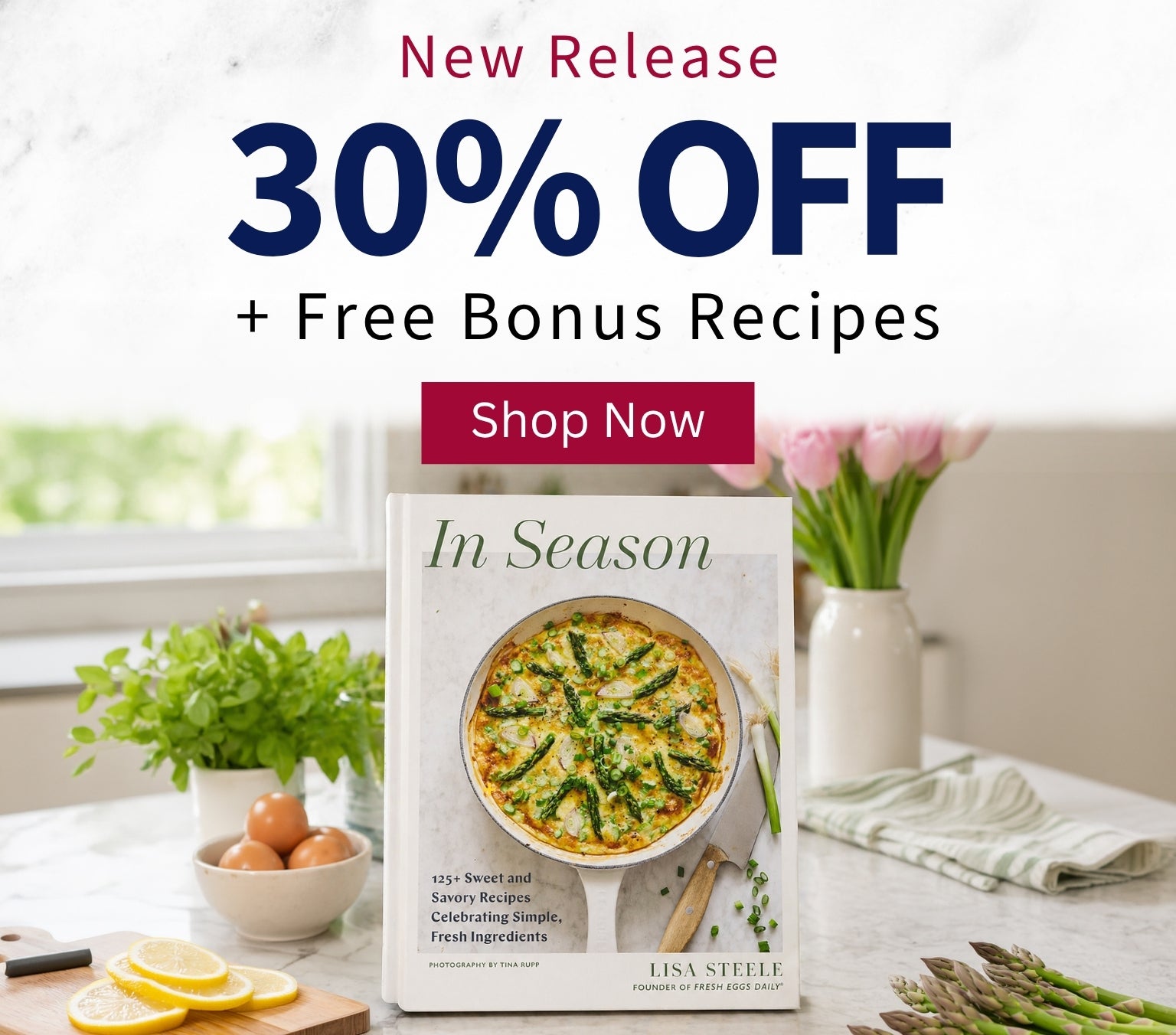 New Release 30% off + Free Bonus Recipes - Shop Now