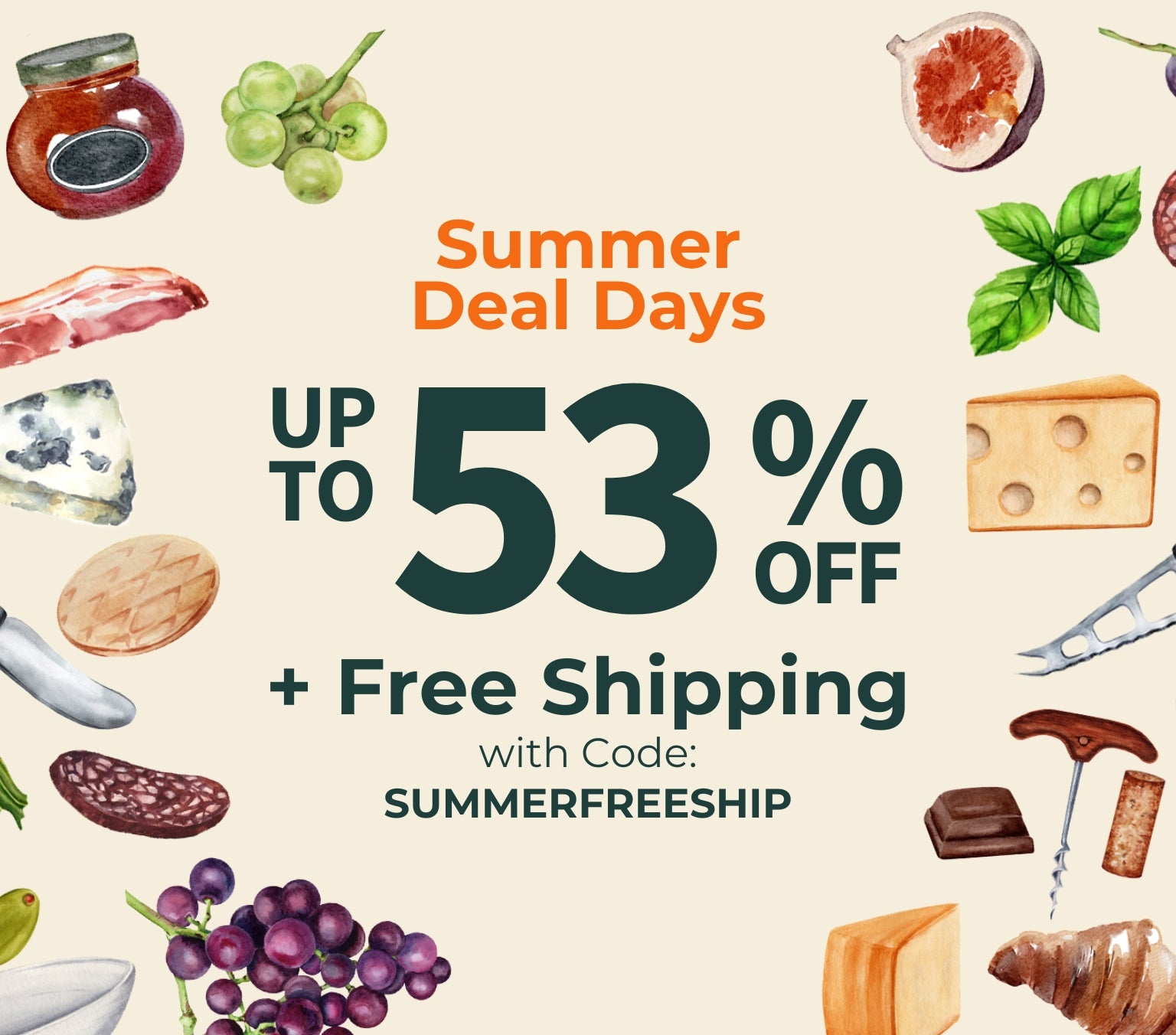 Summer Deal Days Up to 53% Off + Free Shipping with Code: SUMMERFREESHIP